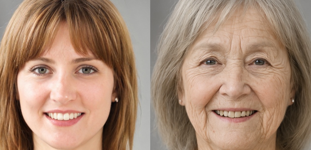 Example How I will look when I'm old 1