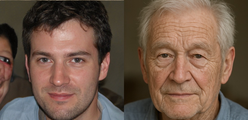 Example How I will look when I'm old 3