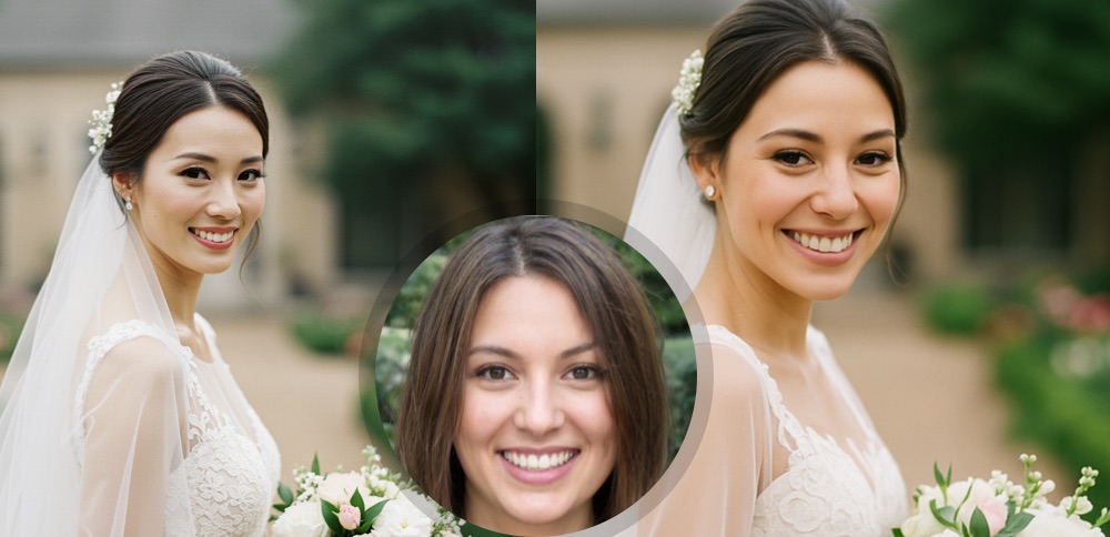 Example Face swap on photo 1