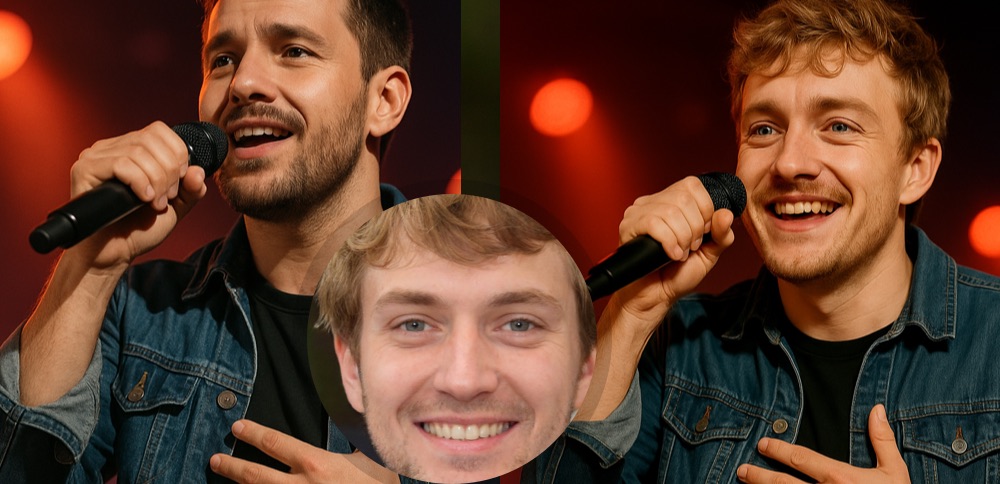 Example Face swap on photo 2