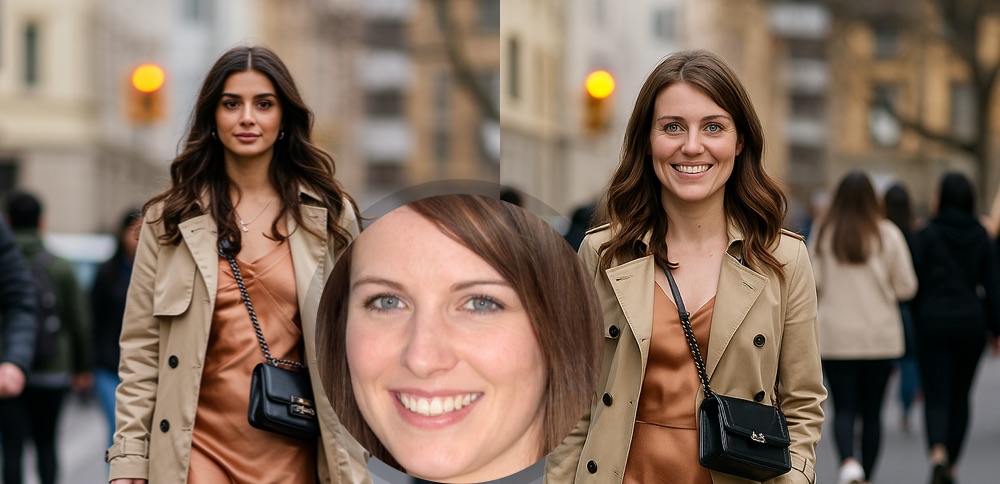 Example Face swap on photo 3